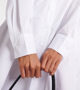 The Frankie Shop Avery cotton-blend shirt dress