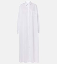 The Frankie Shop Avery cotton-blend shirt dress