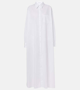 The Frankie Shop Avery cotton-blend shirt dress