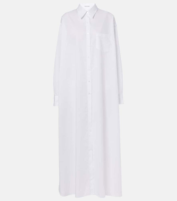 The Frankie Shop Avery cotton-blend shirt dress