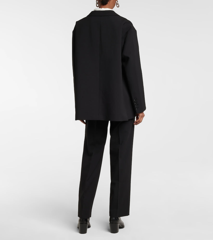 The Frankie Shop Bea twill blazer
