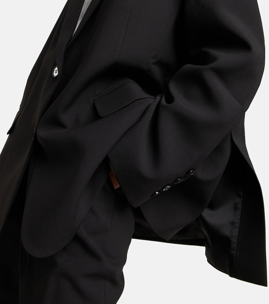 The Frankie Shop Bea twill blazer