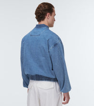 The Frankie Shop Cade denim bomber jacket