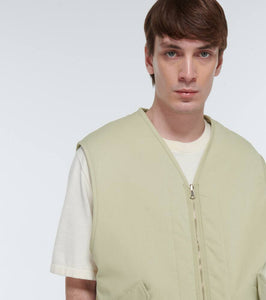 The Frankie Shop Lant reversible quilted vest