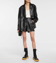 The Frankie Shop Olympia faux leather blazer