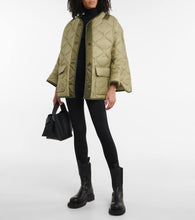 The Frankie Shop Teddy oversized quilted jacket