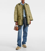The Frankie Shop Teddy oversized quilted jacket