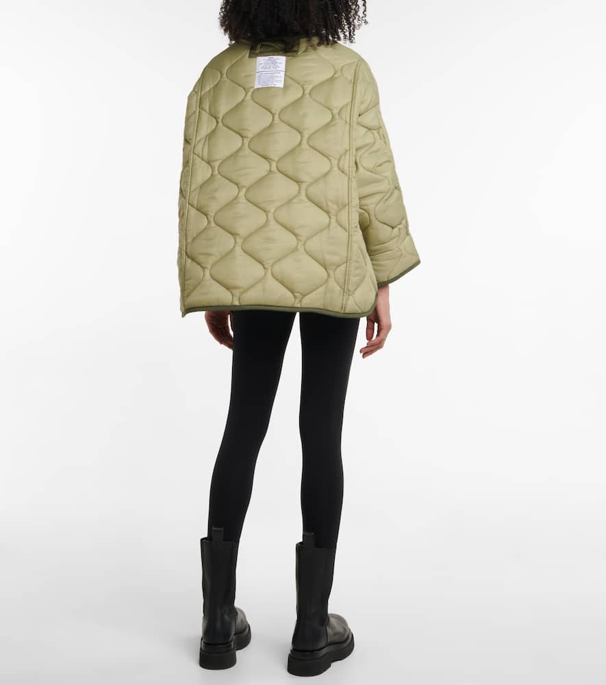 The Frankie Shop Teddy oversized quilted jacket