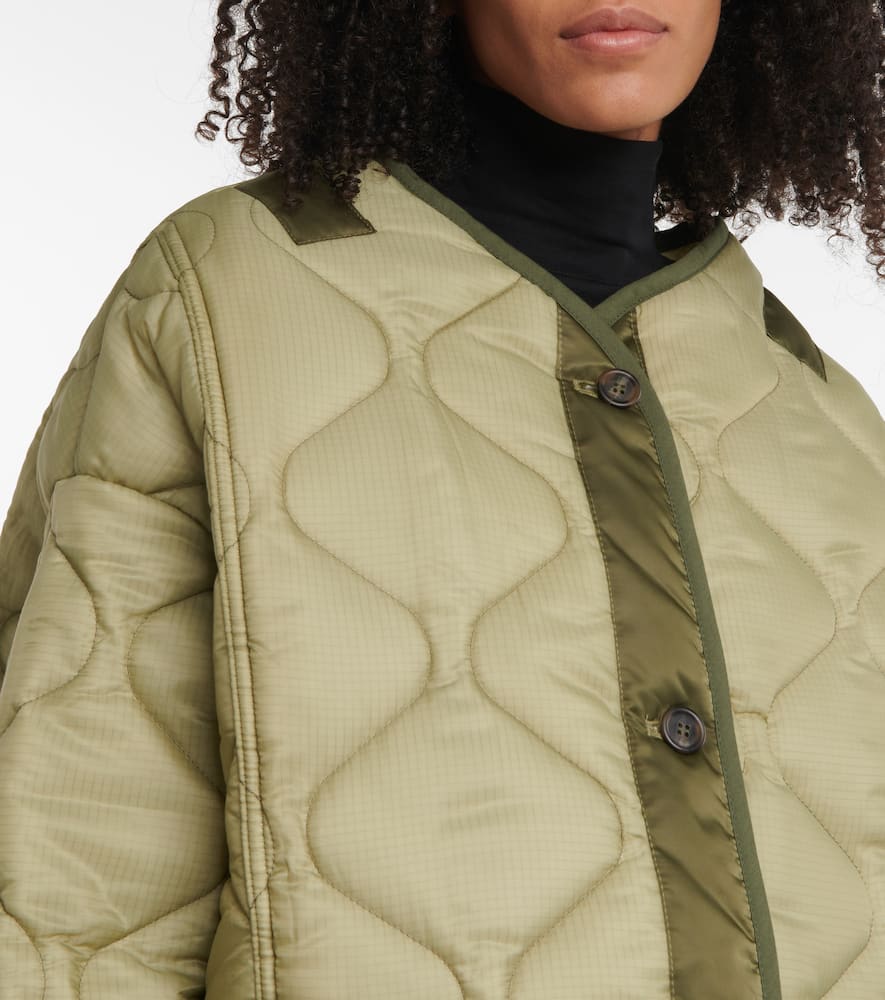 The Frankie Shop Teddy oversized quilted jacket
