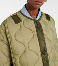 The Frankie Shop Teddy oversized quilted jacket