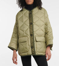The Frankie Shop Teddy oversized quilted jacket