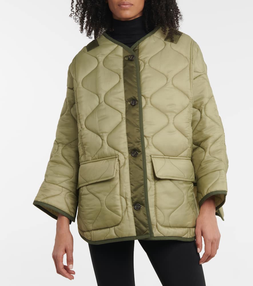 The Frankie Shop Teddy oversized quilted jacket