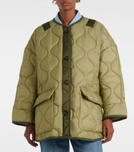 The Frankie Shop Teddy oversized quilted jacket