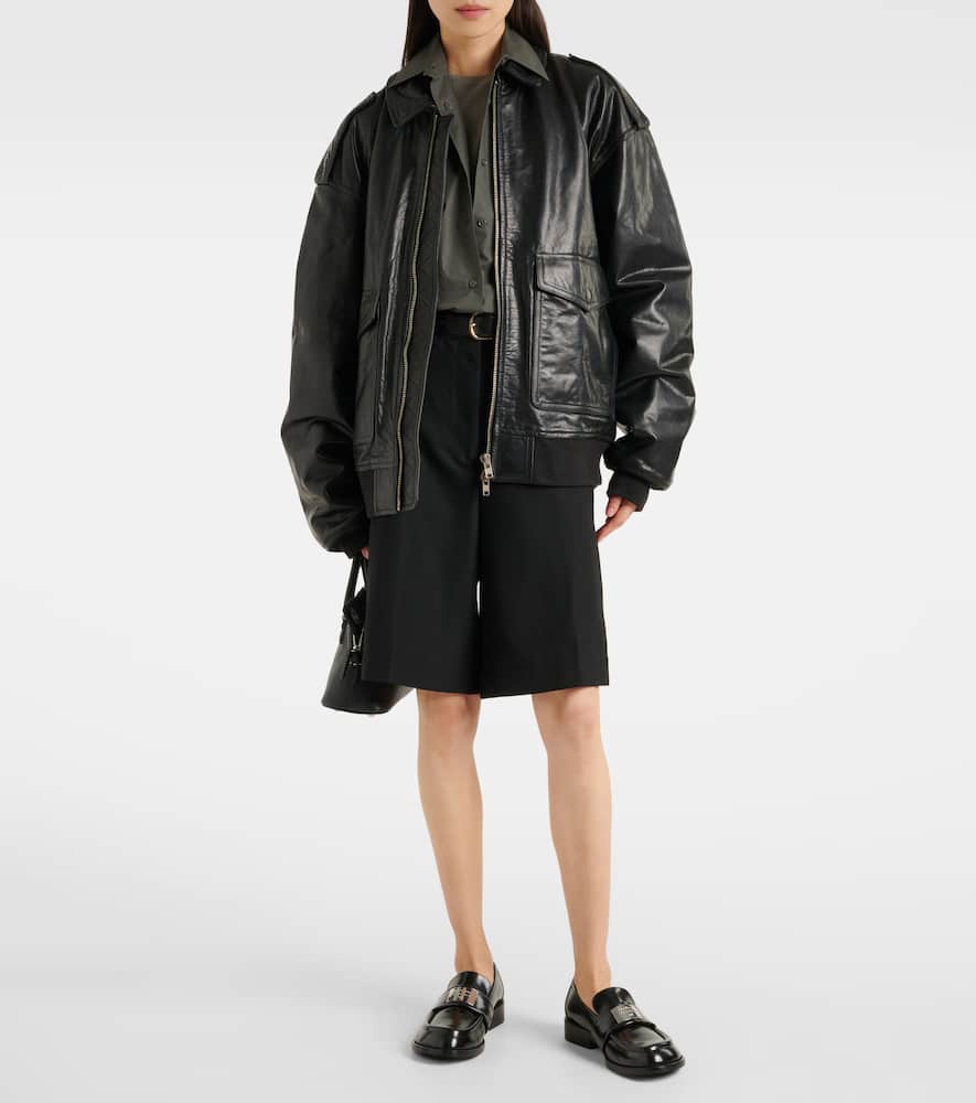 The Frankie Shop Viper leather jacket