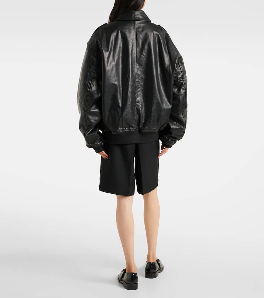 The Frankie Shop Viper leather jacket