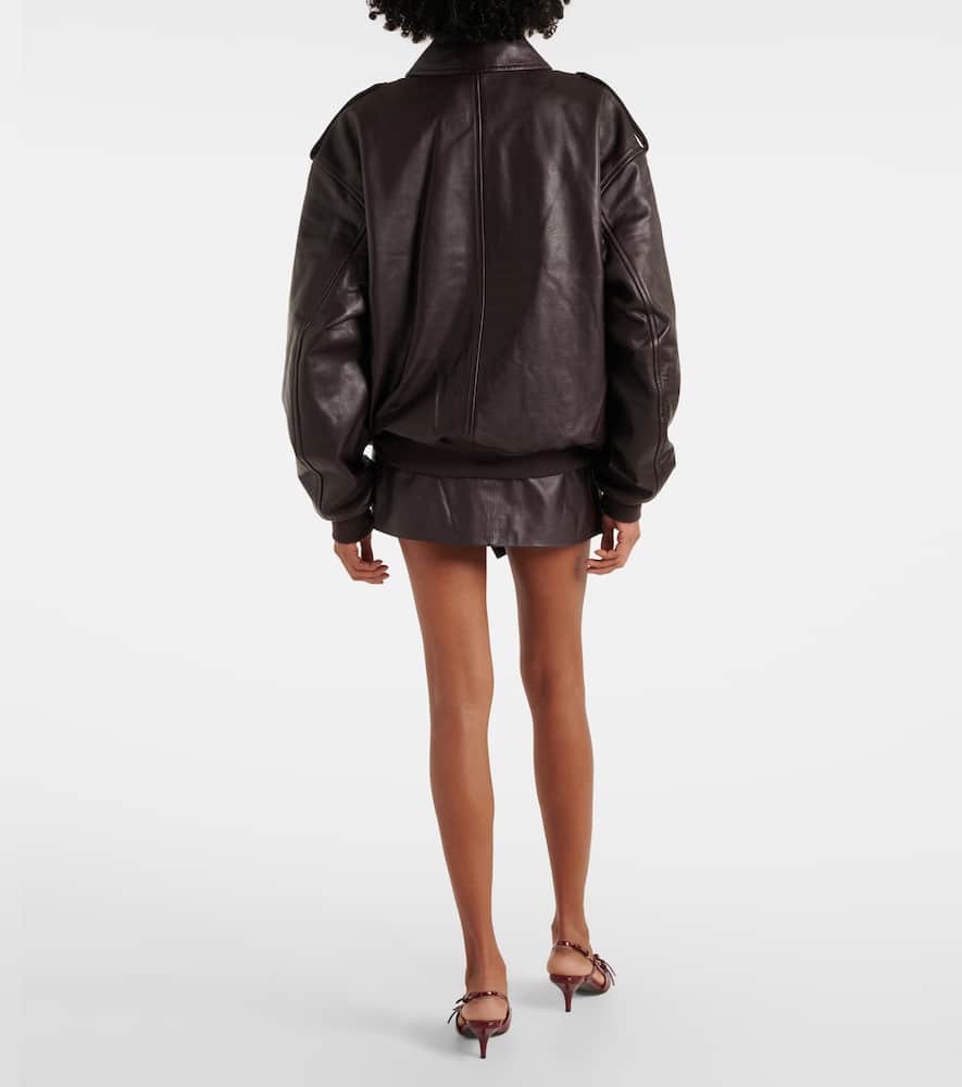 The Frankie Shop Viper leather jacket