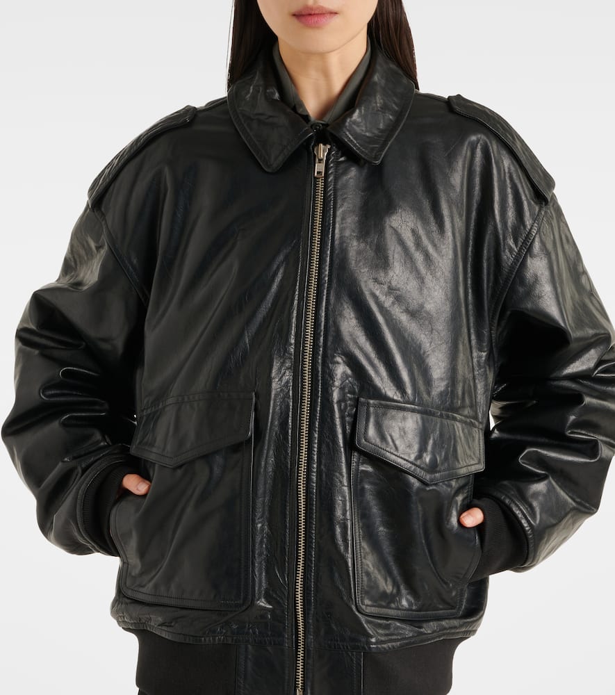 The Frankie Shop Viper leather jacket