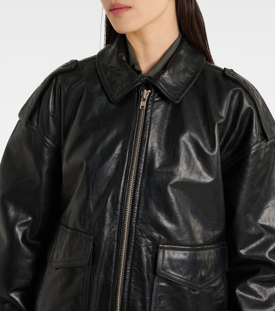 The Frankie Shop Viper leather jacket