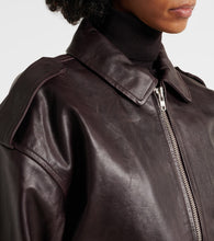 The Frankie Shop Viper leather jacket