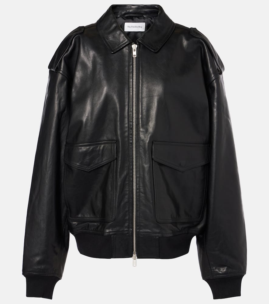 The Frankie Shop Viper leather jacket - Frankie Shop Viper 皮夹克