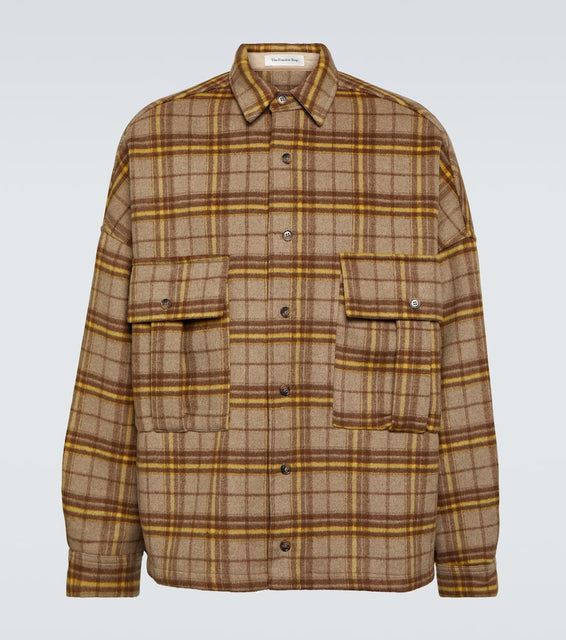 The Frankie Shop Wool-blend overshirt