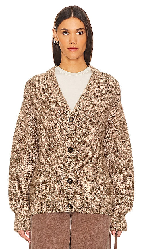 The Knotty Ones Zemiau Cardigan in Brown - Cardigan Zemiau The Knotty Ones en marron - The Knotty Ones Zemiau 棕色开衫 - Der Knotty Ones Zemiau Cardigan in Braun - The Knotty Ones Zemiau 카디건 브라운 색상 - Il cardigan Zemiau Knotty Ones in marrone