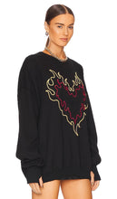 The Laundry Room Burn Heart Jumper in Black