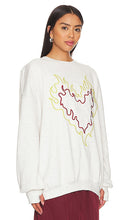 The Laundry Room Burn Heart Jumper in Grey