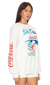 The Laundry Room Coca Cola Ski Team Jumper in White