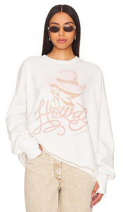 The Laundry Room Howdy Queen Jumper in White - Pull Howdy Queen de The Laundry Room en blanc - The Laundry Room Howdy Queen 白色毛衣 - Der „Howdy Queen“-Pullover von The Laundry Room in Weiß - The Laundry Room Howdy 퀸 점퍼 화이트 색상 - Il maglione Howdy Queen della lavanderia in bianco