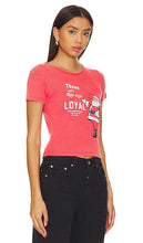 The Laundry Room Loyal Baby Rib Tee in Red
