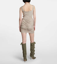 The Mannei Almeria ruched silk-blend minidress