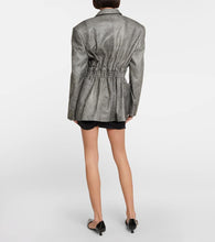 The Mannei Antibes leather blazer