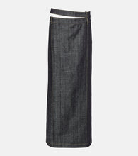 The Mannei Ararat denim maxi skirt - The Mannei Ararat 牛仔超长半身裙
