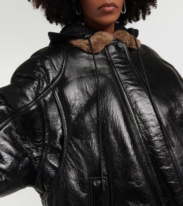 The Mannei Batumi oversized leather jacket