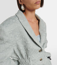 The Mannei Burgos cotton-blend jacquard blazer