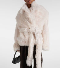 The Mannei Rioni oversized shearling jacket