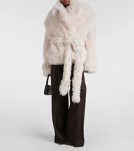 The Mannei Rioni oversized shearling jacket