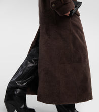 The Mannei Rutul oversized faux fur-trimmed coat