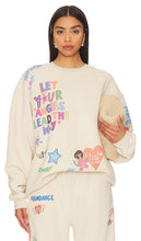 The Mayfair Group Angels All Around You Crewneck in Cream - The Mayfair Group - Anges tout autour de vous - Col ras du cou - Crème - The Mayfair Group Angels All around You 奶油色圆领毛衣 - The Mayfair Group Angels All Around You Rundhalsausschnitt in Creme - The Mayfair Group Angels All Around You 크림 컬러의 크루넥 - Girocollo del gruppo Mayfair Angels All Around You color crema
