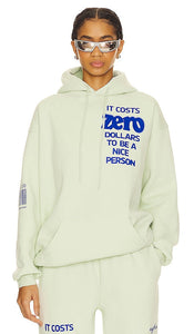 The Mayfair Group It Costs $0.00 Hoodie in Green