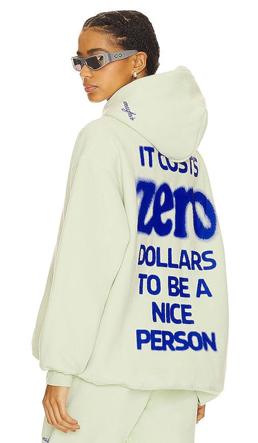 The Mayfair Group It Costs $0.00 Hoodie in Green - The Mayfair Group - It Costs 0,00 $ - Sweat à capuche - Vert - The Mayfair Group 绿色连帽衫售价 0.00 美元 - Der Mayfair Group „It Costs $0.00“-Kapuzenpullover in Grün - The Mayfair Group It Costs $0.00 그린 컬러의 후드티 - Felpa con cappuccio del gruppo Mayfair costa $ 0,00 in verde