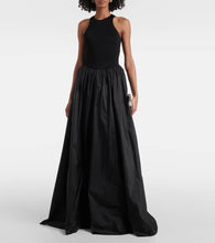 The New Arrivals Ilkyaz Ozel Cate jersey and silk taffeta gown