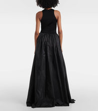 The New Arrivals Ilkyaz Ozel Cate jersey and silk taffeta gown