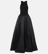 The New Arrivals Ilkyaz Ozel Cate jersey and silk taffeta gown