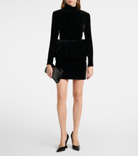 The New Arrivals Ilkyaz Ozel Catroux peplum silk minidress
