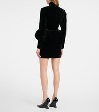 The New Arrivals Ilkyaz Ozel Catroux peplum silk minidress
