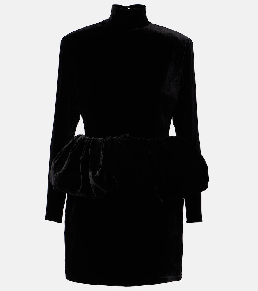 The New Arrivals Ilkyaz Ozel Catroux peplum silk minidress. 新款 Ilkyaz Ozel Catroux 真丝迷你连衣裙