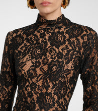 The New Arrivals Ilkyaz Ozel Chiwen bow-detail floral lace cocktail dress