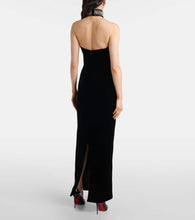 The New Arrivals Ilkyaz Ozel Hemingway halterneck silk maxi dress